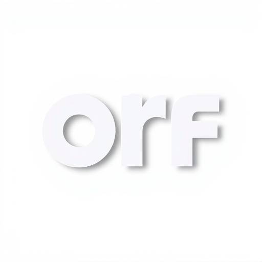 Logo des ORF (Österreichischer Rundfunk)